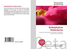 Обложка Bulbophyllum Maboroense