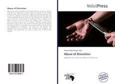 Borítókép a  Abuse of Discretion - hoz