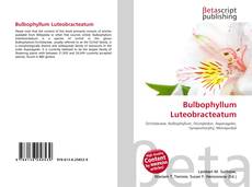 Portada del libro de Bulbophyllum Luteobracteatum