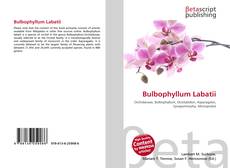 Buchcover von Bulbophyllum Labatii