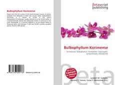Buchcover von Bulbophyllum Korimense