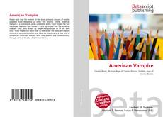 Обложка American Vampire