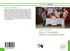 Portada del libro de Act as 1 Campaign