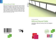 Capa do livro de Hillcrest Round Table 