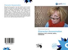 Bookcover of Character Assassination