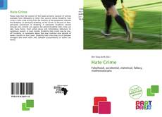 Capa do livro de Hate Crime 