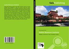 Bookcover of Justice Resource Institute