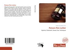 Capa do livro de Poison Pen Letter 