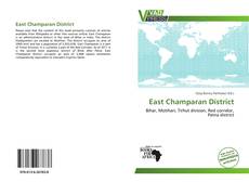 Bookcover of East Champaran District