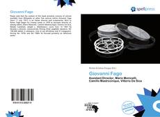 Bookcover of Giovanni Fago
