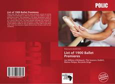 Borítókép a  List of 1900 Ballet Premieres - hoz