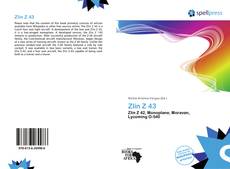 Portada del libro de Zlín Z 43