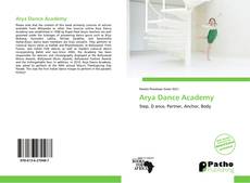 Arya Dance Academy kitap kapağı