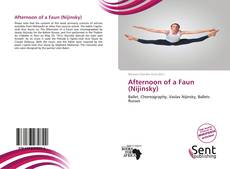 Capa do livro de Afternoon of a Faun (Nijinsky) 