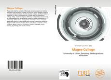 Buchcover von Magee College