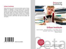 Portada del libro de Urban Institute