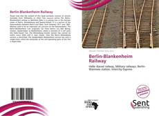 Capa do livro de Berlin-Blankenheim Railway 