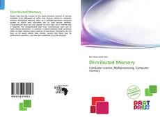 Distributed Memory kitap kapağı