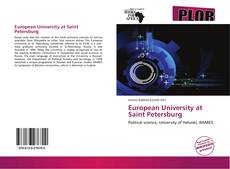 Buchcover von European University at Saint Petersburg