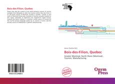 Buchcover von Bois-des-Filion, Quebec