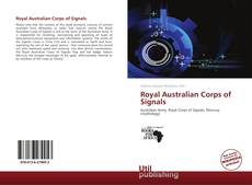 Bookcover of Royal Australian Corps of Signals