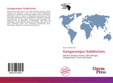 Bookcover of Gangarampur Subdivision