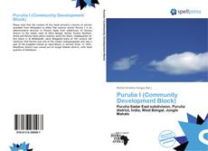 Bookcover of Purulia I (Community Development Block)