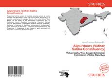 Buchcover von Alipurduars (Vidhan Sabha Constituency)