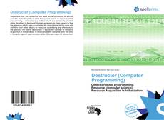 Destructor (Computer Programming) kitap kapağı