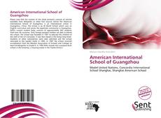 Capa do livro de American International School of Guangzhou 