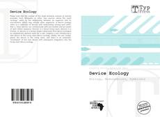 Bookcover of Device Ecology