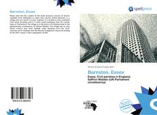 Portada del libro de Barnston, Essex