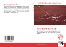 Capa do livro de Tony Scott (Baseball) 