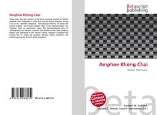 Buchcover von Amphoe Khong Chai