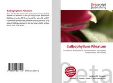 Portada del libro de Bulbophyllum Pileatum