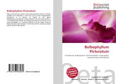 Portada del libro de Bulbophyllum Picturatum