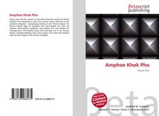 Portada del libro de Amphoe Khok Pho