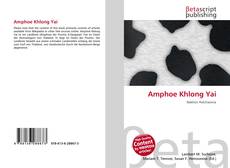 Buchcover von Amphoe Khlong Yai