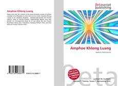 Portada del libro de Amphoe Khlong Luang