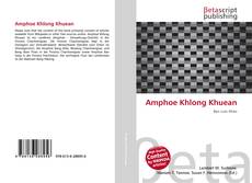 Amphoe Khlong Khuean的封面