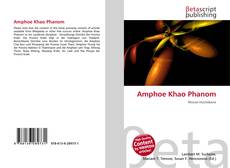 Buchcover von Amphoe Khao Phanom
