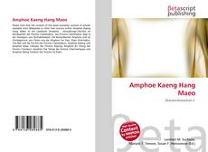 Copertina di Amphoe Kaeng Hang Maeo
