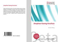 Buchcover von Amphoe Kaeng Krachan '