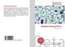 Buchcover von Amphoe Kaeng Khro