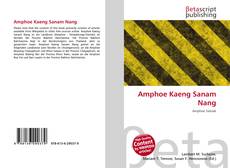 Buchcover von Amphoe Kaeng Sanam Nang
