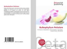 Buchcover von Bulbophyllum Petiolare