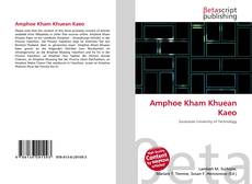 Buchcover von Amphoe Kham Khuean Kaeo