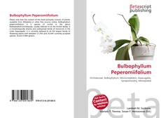 Bulbophyllum Peperomiifolium的封面