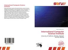 International Computer Science Institute的封面