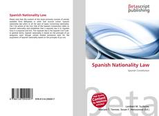 Обложка Spanish Nationality Law